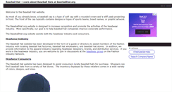 Desktop Screenshot of baseballhat.org