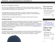 Tablet Screenshot of baseballhat.org